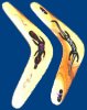 Mulga wood boomerangs