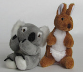 Australiana beanie toys