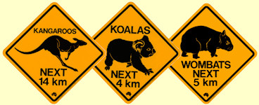 Australian road signs