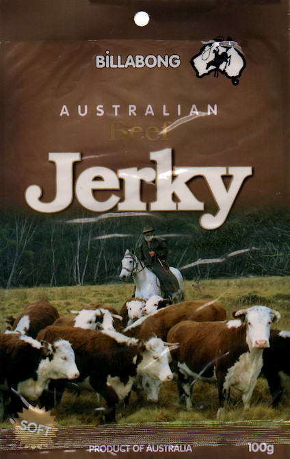 100g (3.53oz) of great Australian range fed beef jerky