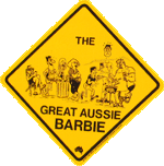 Aussie Barbie road sign