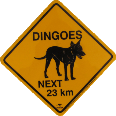 Dingo road signs