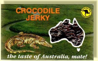 crocodile jerky in gift box