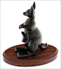 Black jade figurine - Kangaroo