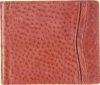 Emu leather men's wallet