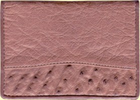 �Kango color ostrich wallet