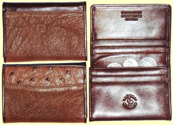 small credit card wallet tabac color