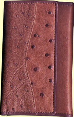 Ostrich Leather Key Case / Purse