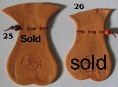 Fanny shaped kangaroo scrotum pouches