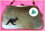 fur shoulder purse