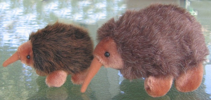 Echidna soft toys 5 inch (14 cm) and 7 inch (18 cm)
