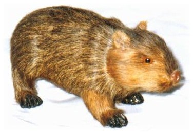 wombat furry figurine