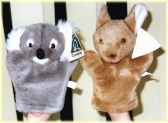 koala kangaroo puppet toys