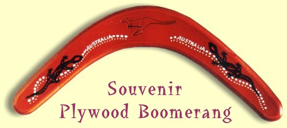 Australian souvenir boomerangs 
