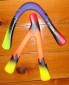 Plastic boomerangs