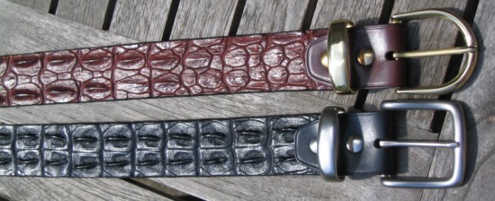 Hornback Crocodile Belt