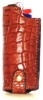 lighter cover crocodile leather