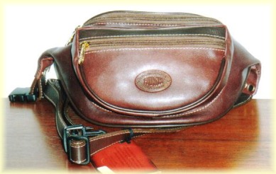 fanny pack kangaroo leather