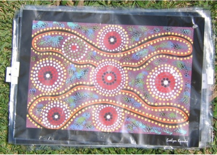 Aboriginal Art Print, The Seven Sisters, A3