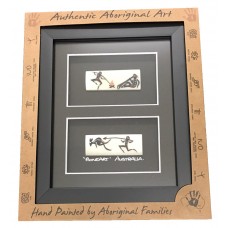 Aboriginal Bone Art, Framed