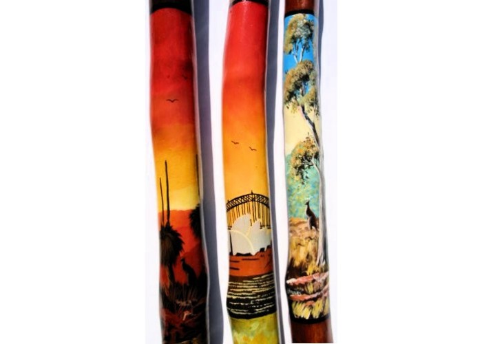 Didgeridoo Pictures of Australia, 39inch / 1m