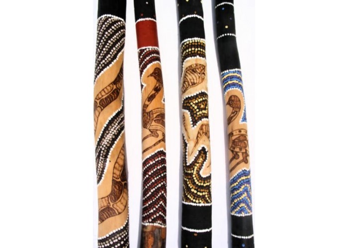 Didgeridoo Dot Burnt, 39inch / 1m