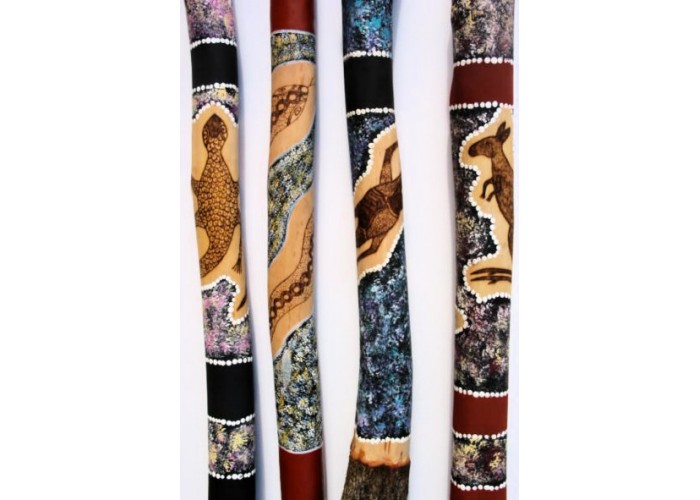 Didgeridoo Paint Burnt, 39inch / 1m