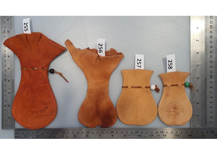 Collectable Kangaroo Scrotum Bags - #255, 256, 257, 258