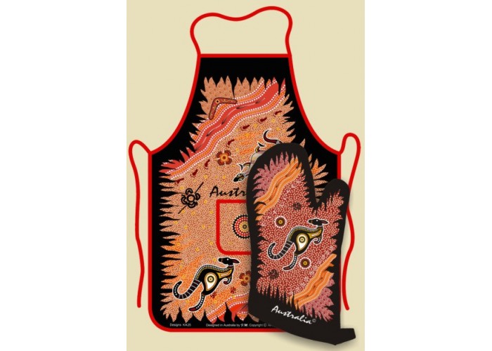 Apron & Oven Mitt Set – Aboriginal Art