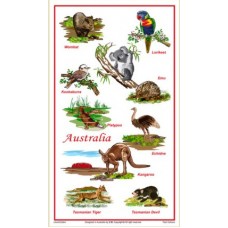 Tea Towel – Animals of Australia