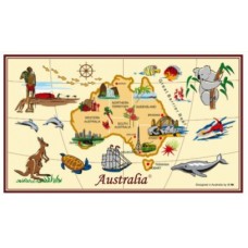 Tea Towel – Map of Australia