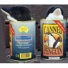 Canned Penguin Toy
