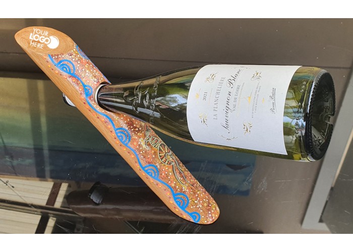Balancing Wine Holder with Your Logo / Artwork Printed