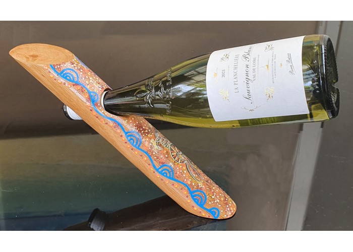 Wine Bottle Holder Aboriginal Contemporary Art