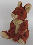 Plush kangaroo toy