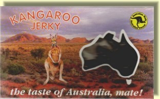 kangaroo meat jerky in gift box