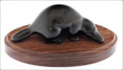 Black jade figurine - Platypus