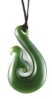 Maori hook jade necklace pendant