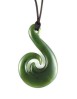 Maori hook jade necklace pendant