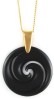 rip curl jade necklace pendant with golden fitting