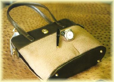 kangaroo leather lady handbag