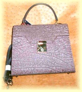 kangaroo leather lady handbag