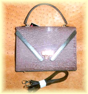 kangaroo leather lady handbag