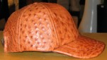 Ostrich baseball cap