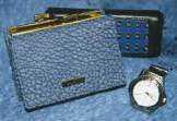 kangaroo leather wallet with purse