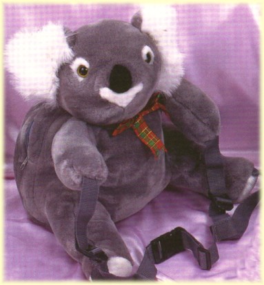 plush koala backpack