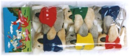 A set of six koala bears