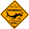 Shark road signs