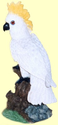 cockatoo statuette